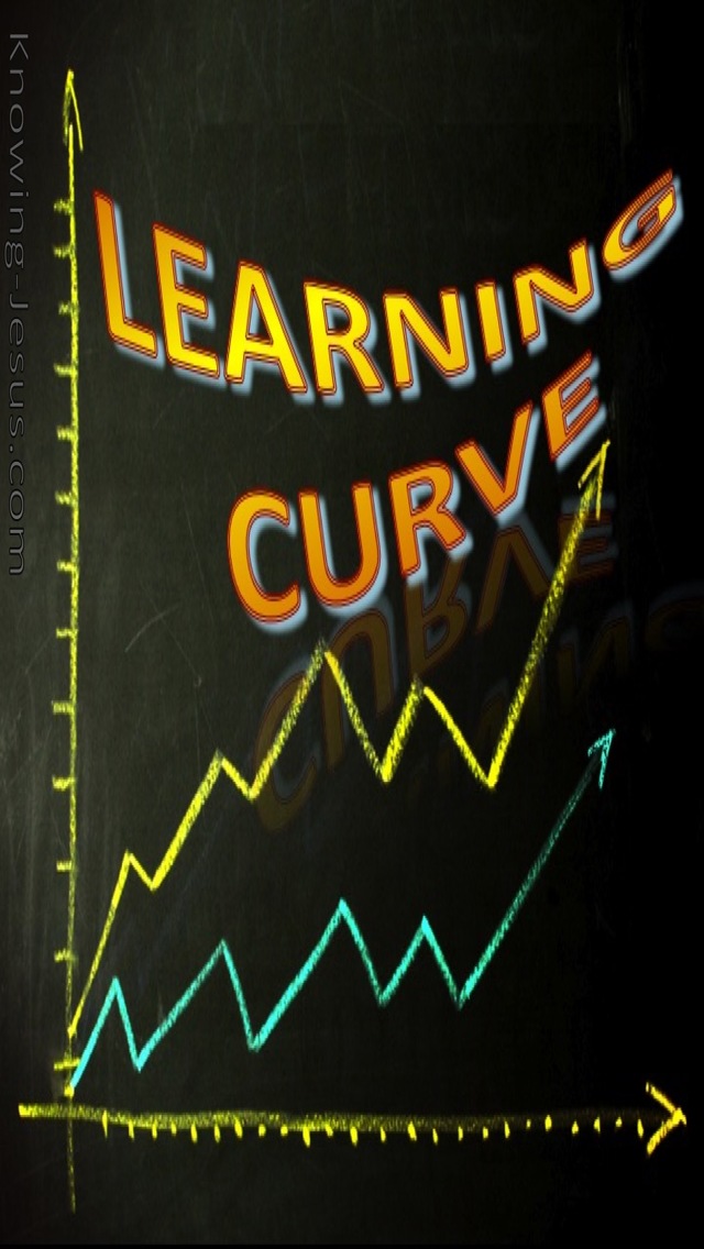 A Steep Learning Curve (devotional) (black)